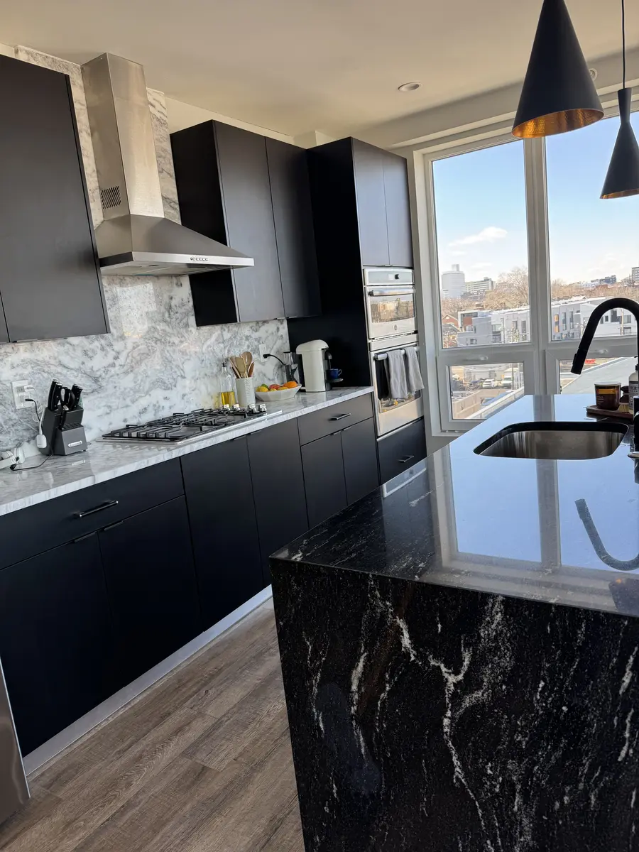 Modern kitchen after cleaning