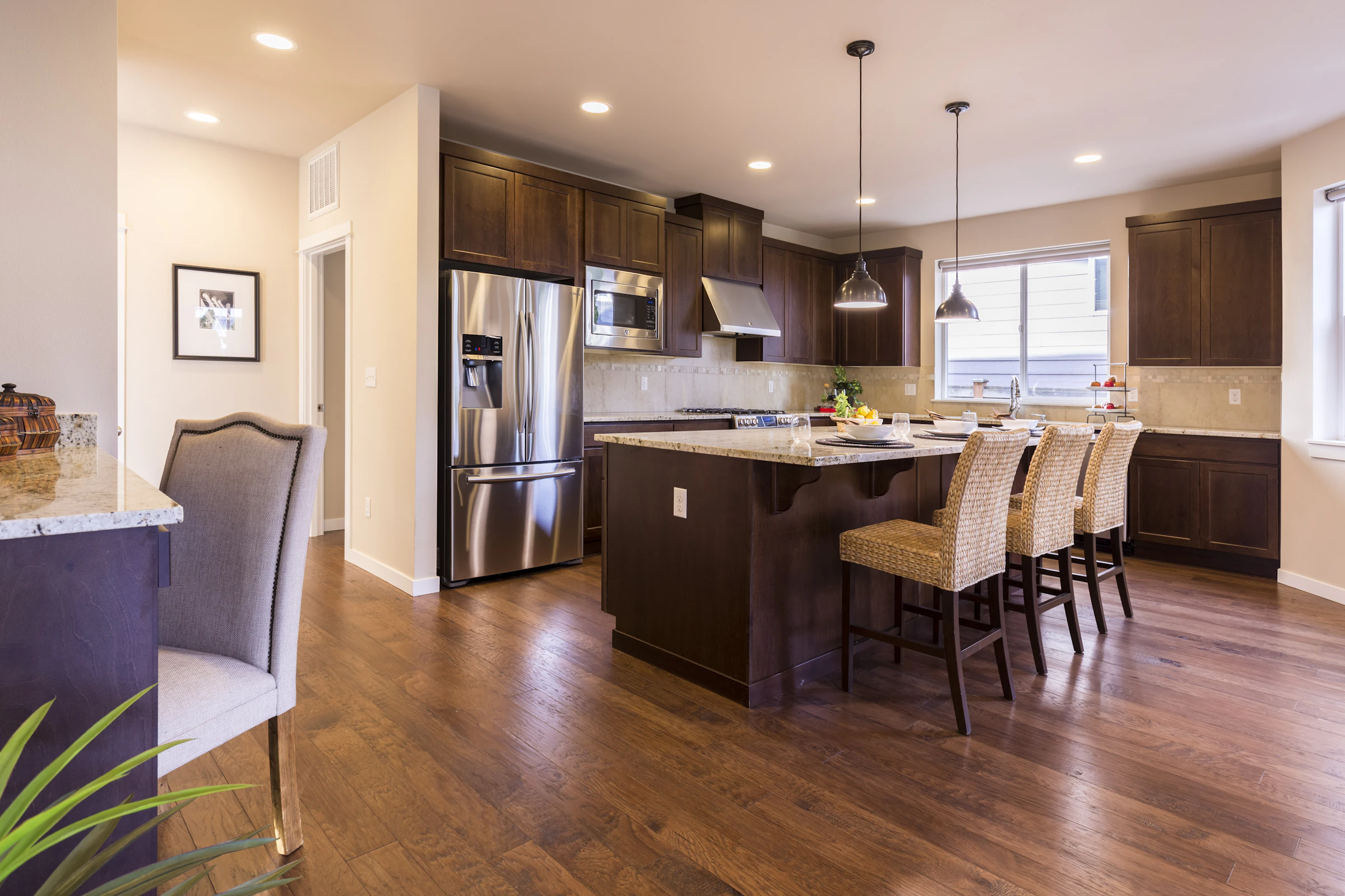 Bright and welcoming home prepared for an in-person cleaning estimate