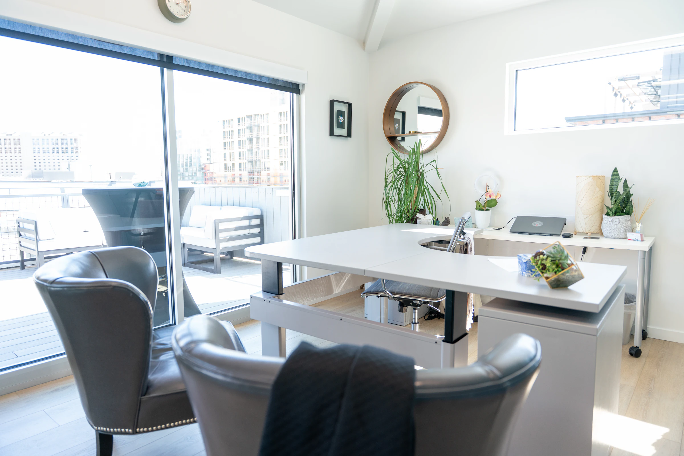 Bright, clean and organized professional office